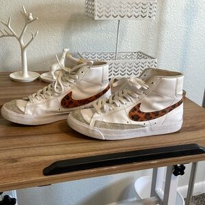Leopard print Nike blazer